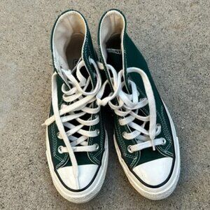 Converse Uni-Sex Chuck Taylor High Top Canvas Sneakers Women Size 5 Green